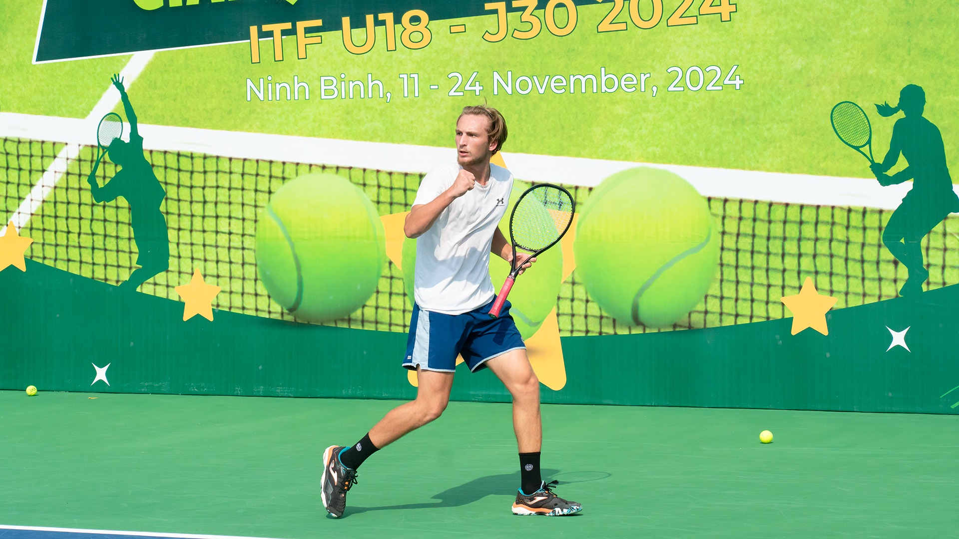 Mãn nhãn với những pha bóng đỉnh cao tại ITF U18 – J30 Ninh Bình 1