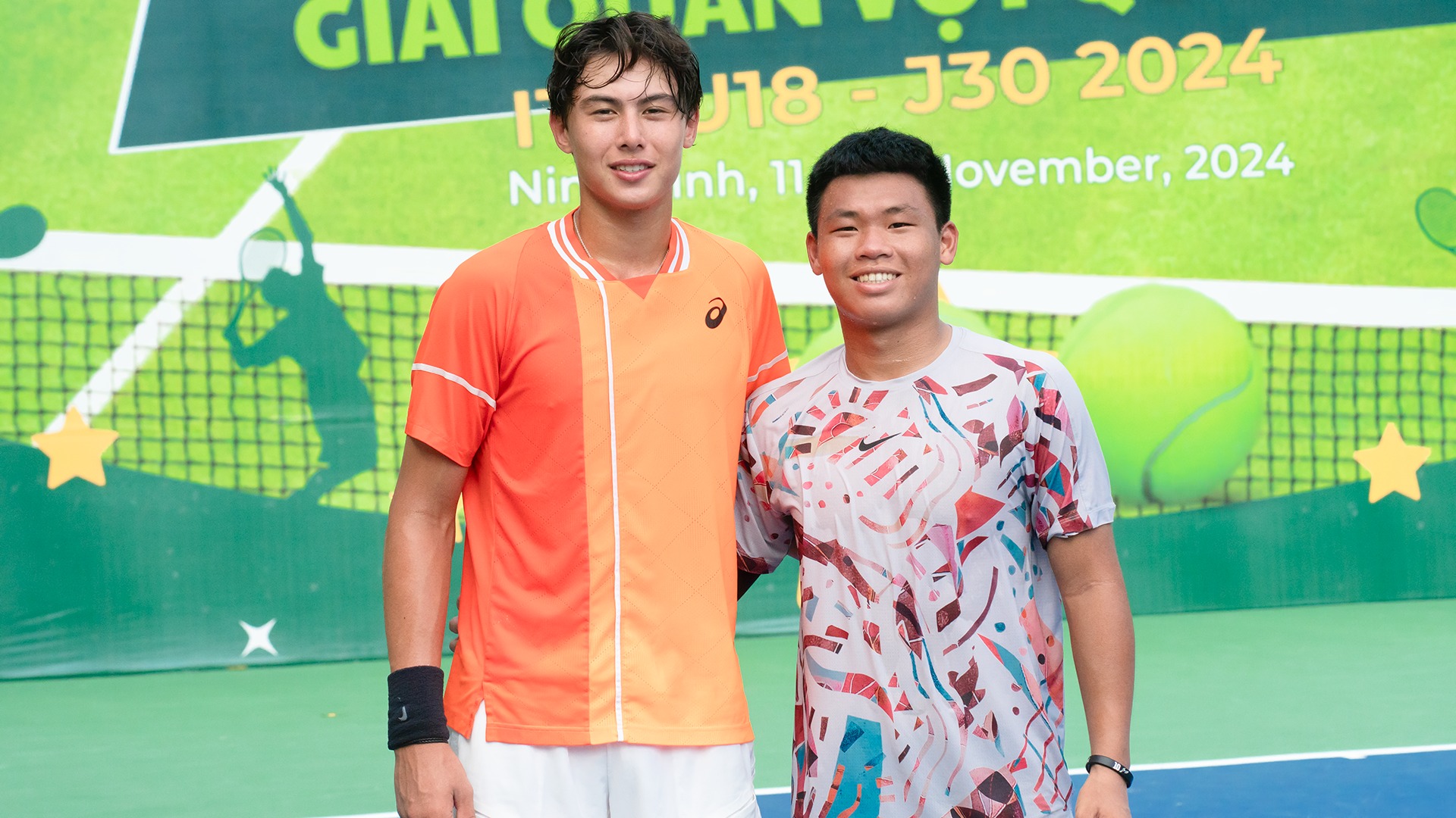 Khoảnh khắc trên sân đấu của các tay vợt tại ITF U18 – J30 Ninh Bình 1
